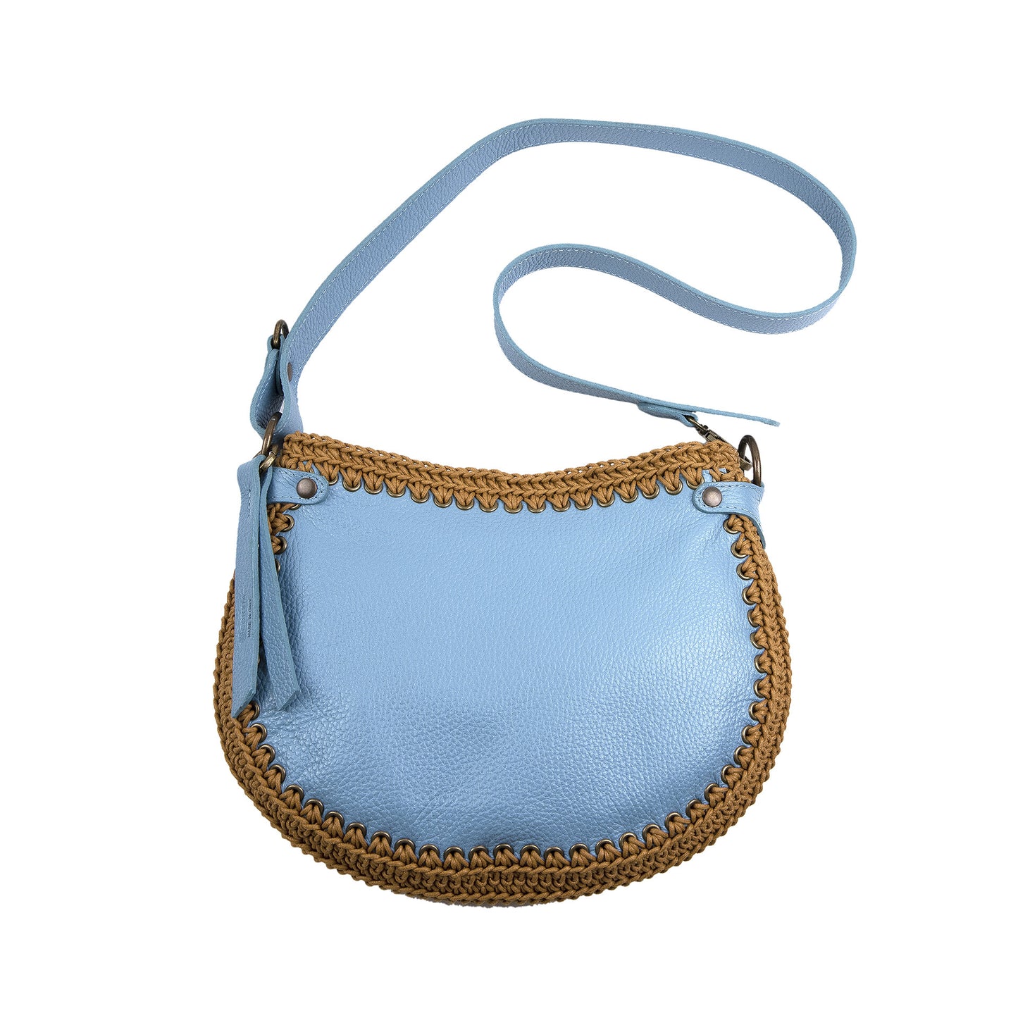 Porto Rotondo crown blue leather